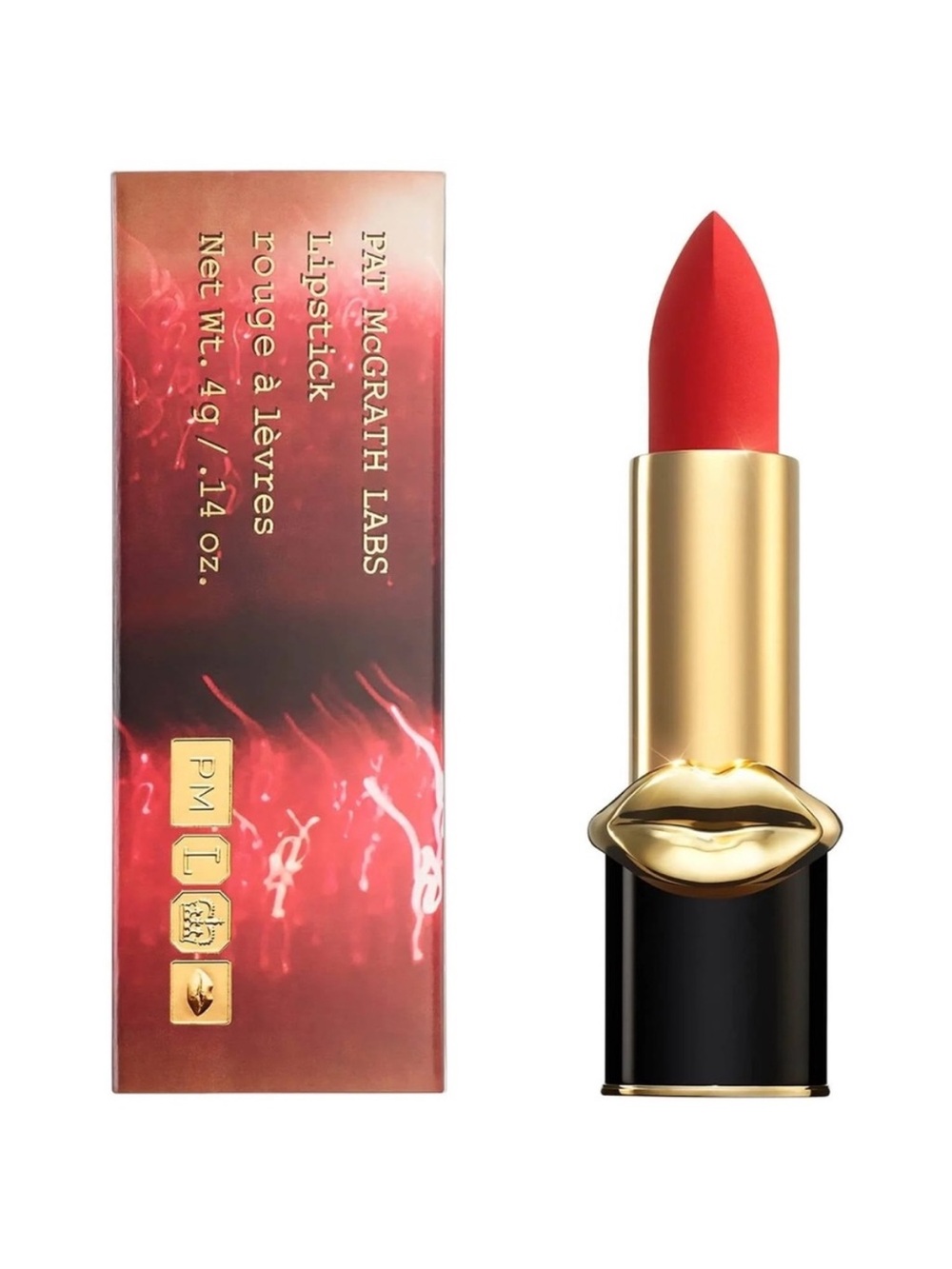 Pat McGrath Satin Lipstick in Elson 2 Red